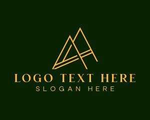 Advertising - Luxury Brand Letter A logo design