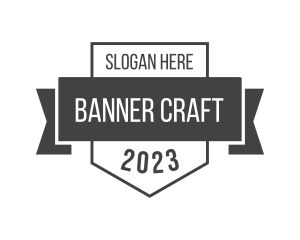 Banner - Banner Crest Shield logo design