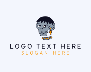 Jewellery - Skull Hipster Fashion logo design