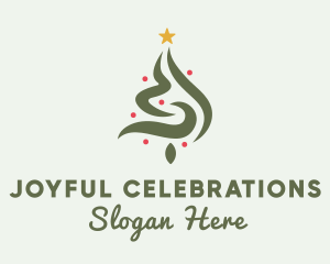 Festivity - Yuletide Christmas Tree logo design