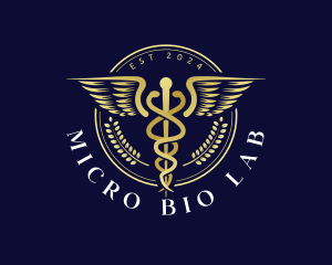 Medical Health Caduceus  logo design