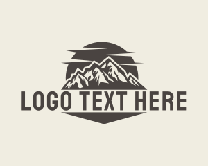 Traveler - Natural Mountain Tour logo design