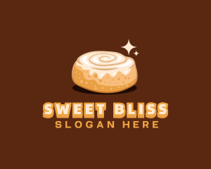 Cinnamon Roll Bread logo design