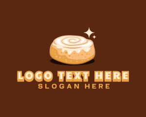 Sweets - Cinnamon Roll Bread logo design