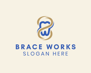 Tooth Ribbon Dentistry logo design