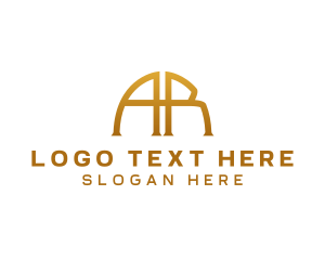 Startup - Startup Company Letter AR logo design