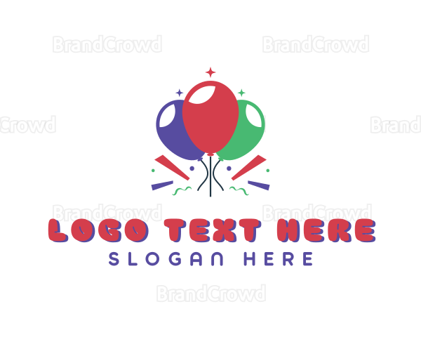 Balloon Party Venue Logo