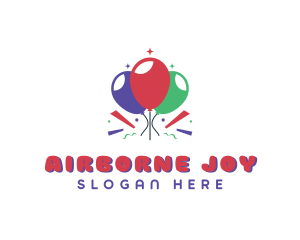 Balloon Party Venue logo design