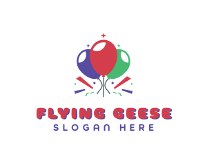 Party Store - Balloon Party Venue logo design