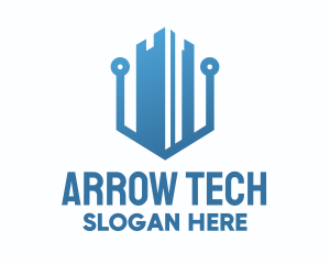 Tech Business Building  logo design