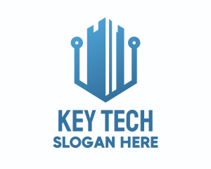 Tech Business Building  logo design