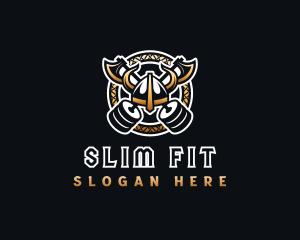 Viking Gym Fitness logo design