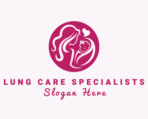 Mother Infant Child Care logo design