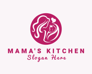 Mama - Mother Infant Child Care logo design