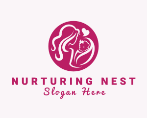 Mother Infant Child Care logo design