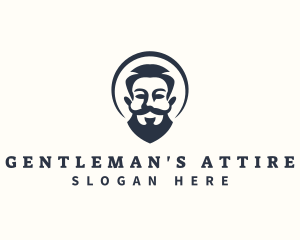 Man Beard Grooming logo design