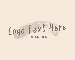 Makeup Artist - Classy Elegant Wordmark logo design