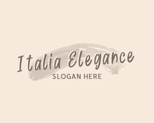 Classy Elegant Wordmark logo design