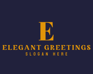 Gold Elegant Fashion Boutique, logo design