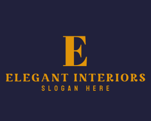 Gold Elegant Fashion Boutique, logo design