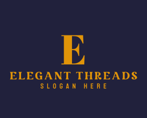 Gold Elegant Fashion Boutique, logo design