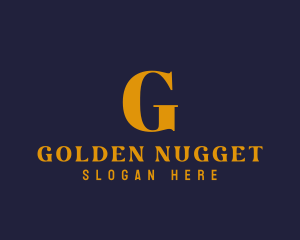 Gold Elegant Fashion Boutique, logo design