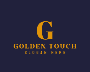 Gold Elegant Fashion Boutique, logo design