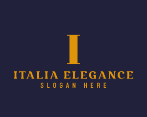 Gold Elegant Fashion Boutique, logo design