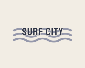 Tropical Sea Wave logo design