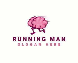 Running Brain Smart Logo