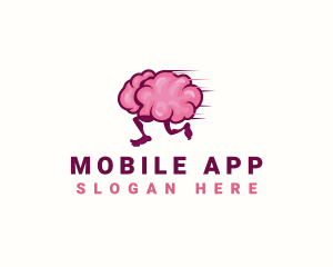 Running Brain Smart Logo