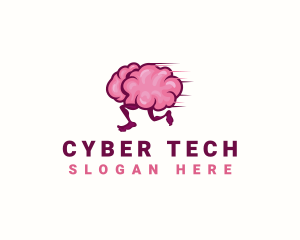 Organ - Running Brain Smart logo design