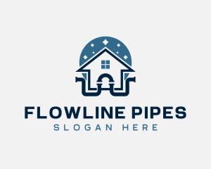 Pipes - Plumbing Pipes Repair logo design