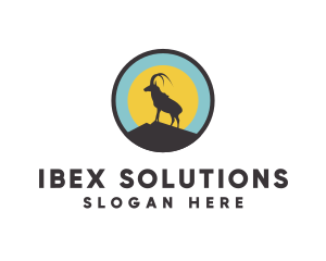 Wild Mountain Ibex logo design