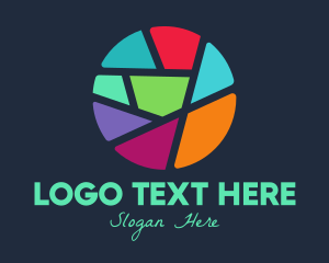 Colorful - Colorful Camera Lens logo design