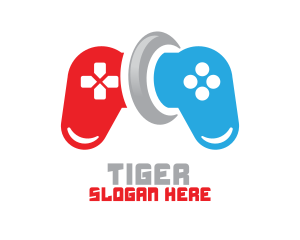 Media Player - Gaming Console Controller logo design
