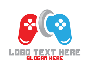 Interactive - Gaming Console Controller logo design
