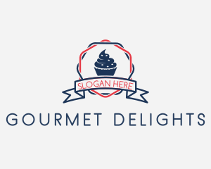 Cupcake Bakery Dessert  logo design