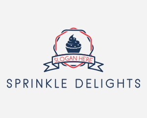 Cupcake Bakery Dessert  logo design