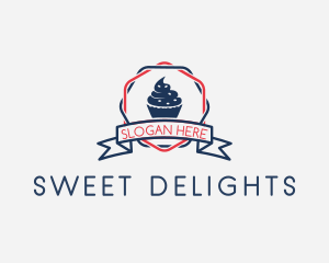 Cupcake Bakery Dessert  logo design