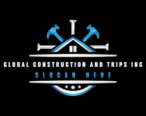 Hammer - Builder Hammer Construction logo design