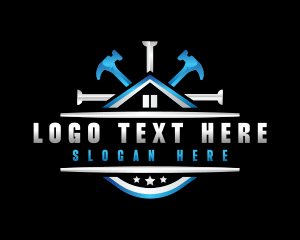 Tradesman - Builder Hammer Construction logo design