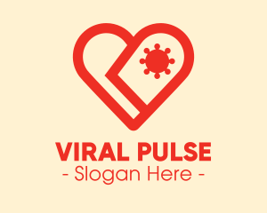 Virus - Heart Virus Clinic logo design