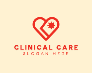 Heart Virus Clinic logo design