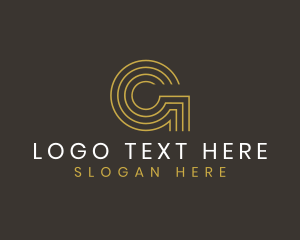 Line - Elegant Creative Media Letter G logo design