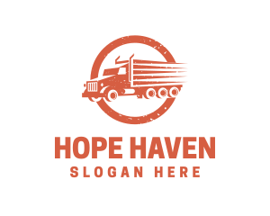 Movers - Rustic Delivery Truck logo design