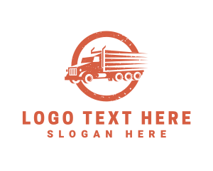 Vintage - Rustic Delivery Truck logo design