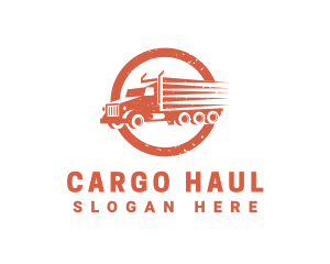 Rustic Delivery Truck logo design