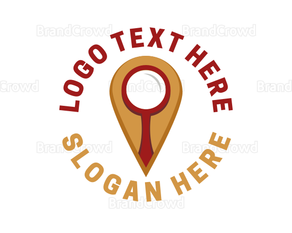 Location Magnifying Glass Logo