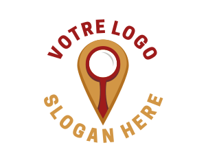 Location Magnifying Glass Logo